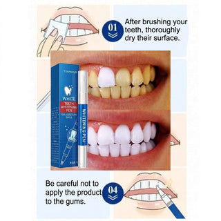 Tooth whitening gel pen for smile brightening