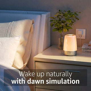 Alarm Clock Lamp with Sunrise Sunset Sounds and Night Light