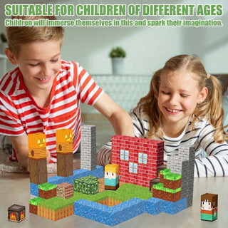 Building Blocks Magnetic Set for Kids STEM Learning