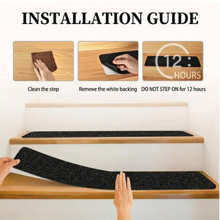 Stair Treads 10 Pack Non Slip Grip Strips for Steps