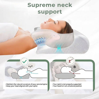 Orthopedic Pillow with Memory Foam for Neck and Back Support