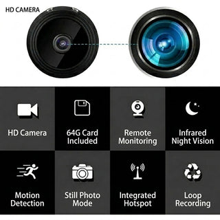 Mini Wireless Camera with Live Video Streaming and 1080P HD