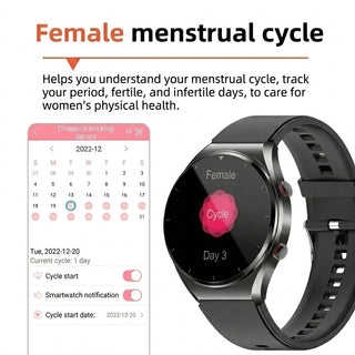 Smartwatch With ECG Heart Rate And Blood Pressure Monitoring