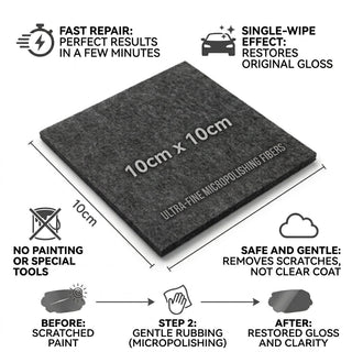 Car Scratch Repair Cloth For Quick Paint Polishing