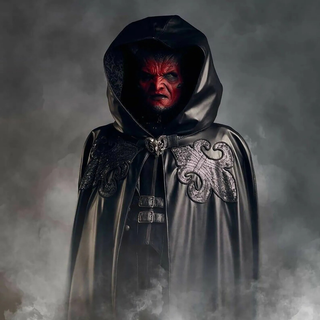 Devil Costume Mask With Horns For Halloween Cosplay