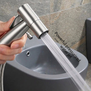 Bidet Sprayer For Toilet With Stainless Steel Wall Mount