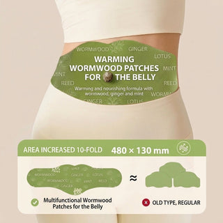 Self Adhesive Belly Patch With Herbal Mugwort Ingredients