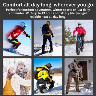 Heated Insoles With USB Charging And Adjustable Temperature Control