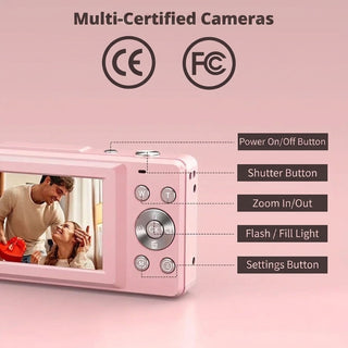 Compact Digital Camera With 1080p Video And HD Photos