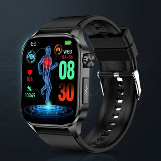 HealthSync Smart Watch With Non Invasive Blood Glucose And Heart Rate Monitoring | Wycliffe