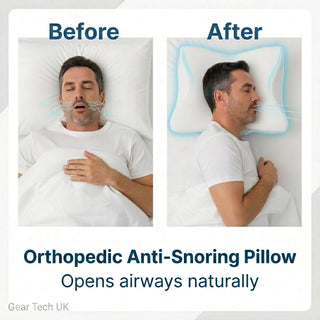 Ergonomic Memory Foam Neck Pillow with Dual Height Design