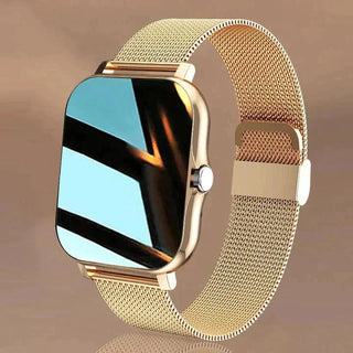 Bluetooth Smartwatch with Activity Tracking, Heart Rate and Sleep Monitoring - gold
