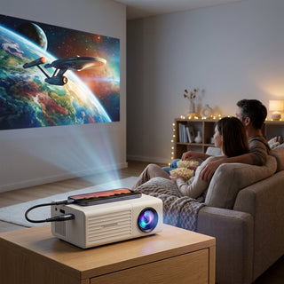 Portable Mini LED Projector With HDMI And USB Ports