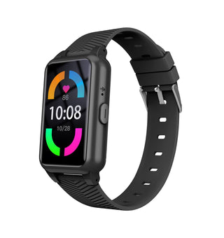 Senior GPS Safety Smartwatch with Fall Detection and SOS Calling - black