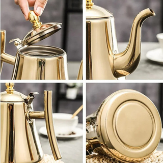 Stainless Steel Teapot with Removable Tea Infuser