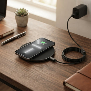 Slim Wireless Charging Pad With USB C And Wide Compatibility For Android And Apple | Beckford