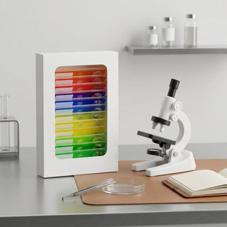 Kids Microscope Portable With Specimen Slides STEM Learning