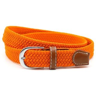 Hole Free Elastic Braided Belt With Metal Alloy Buckle And Comfortable Woven Design | Ogden