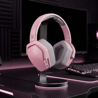Wireless Gaming Headset With Microphone and Noise Cancellation - pink