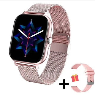 Bluetooth Smartwatch with Activity Tracking, Heart Rate and Sleep Monitoring - pink