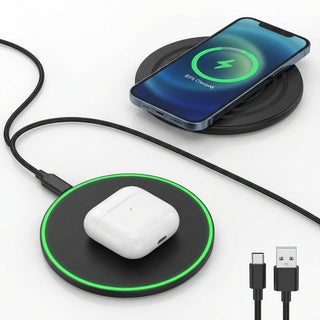 Slim Wireless Charging Pad With USB C And Wide Compatibility For Android And Apple | Beckford