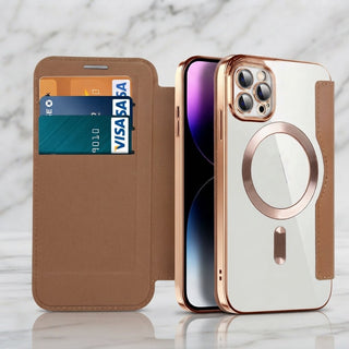 Magnetic Leather Flip Case For iPhone 11 To 14 Series With RFID Blocking | Willard