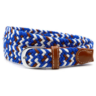 Hole Free Elastic Braided Belt With Metal Alloy Buckle And Comfortable Woven Design | Ogden