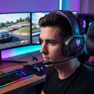 Wireless Gaming Headset With Microphone and Noise Cancellation