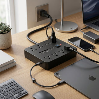 Power Strip Multi Outlet USB Type C Surge Protector