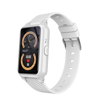 Senior GPS Safety Smartwatch with Fall Detection and SOS Calling - white