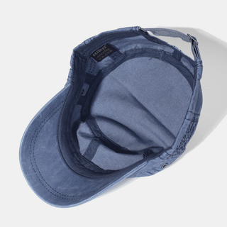 Cotton Military Cap For Men With Adjustable Fit