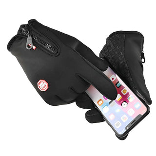 Heated Winter Gloves With Adjustable Heat And Wind Protection
