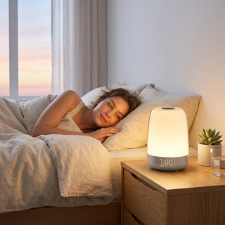 Alarm Clock Lamp with Sunrise Sunset Sounds and Night Light