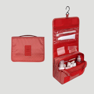 Water Resistant Toiletry Bag With Multiple Compartments And Hanging Hook | Sutton