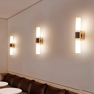 Wall Light With Acrylic Cylinder Up Down Design