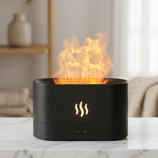 Aroma Diffuser LED Flame Mist Humidifier for Essential Oil