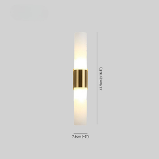 Wall Light With Acrylic Cylinder Up Down Design