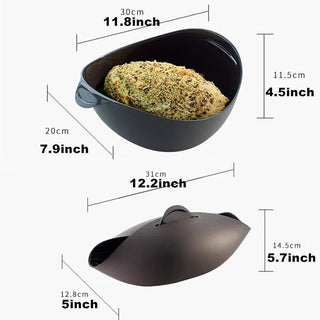 Silicone Bread Baking Mold with Steam Lid for Homemade Loaves