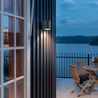 Outdoor Wall Light Fixture With Modern Up Down LED
