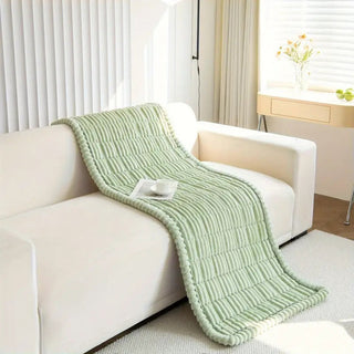 Quilted Winter Sofa Seat Cover With Non Slip