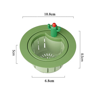 Kitchen Sink Drain Strainer Cactus Design Waste Filter