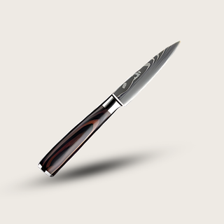 Damascus Steel Japanese Knife With Pakkawood Handle And 19-Degree Edge | Oakman