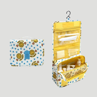 Water Resistant Toiletry Bag With Multiple Compartments And Hanging Hook | Sutton