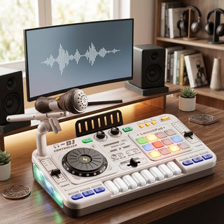 DJ Mixer Toy For Kids With Microphone And Controls