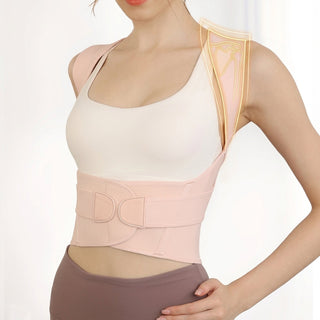 Posture Corrector With Crossed Back Bands And Shoulder Support