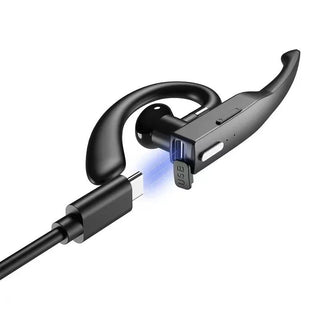 Wireless Headset With Ear Hook And Noise Reduction Microphone