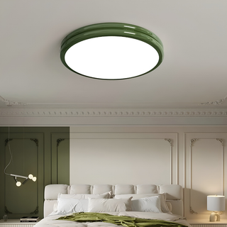 Flush Mount Ceiling Light With Round Shade