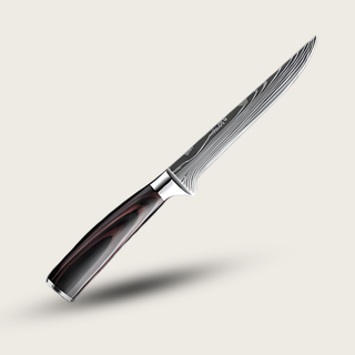 Damascus Steel Japanese Knife With Pakkawood Handle And 19-Degree Edge | Oakman