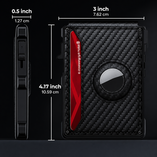 Slim wallet card holder with RFID blocking