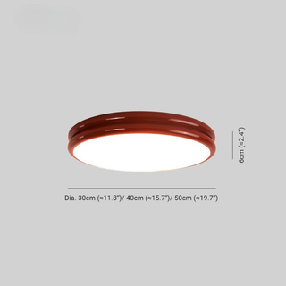 Flush Mount Ceiling Light With Round Shade